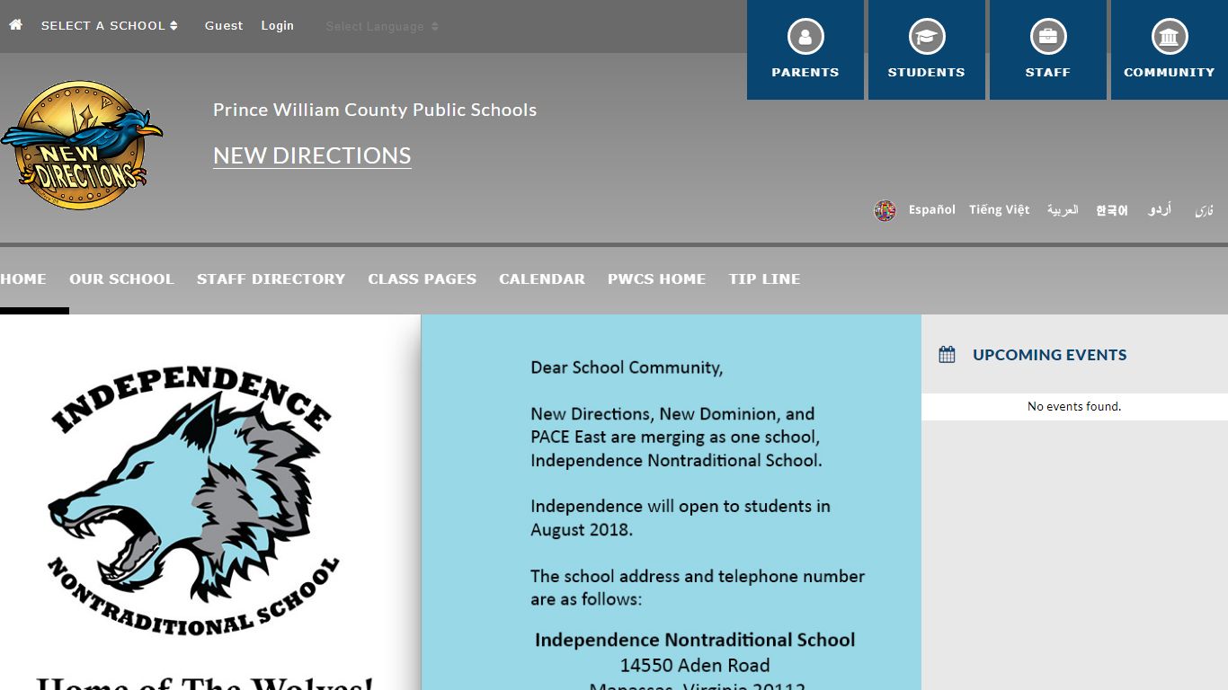 Approved 2021-22 School Calendar - New Directions